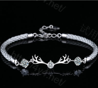 Sterling Silver All The Way With You Bracelet Rope Bracelet Valentine's Day Gift Unisex Jewelry