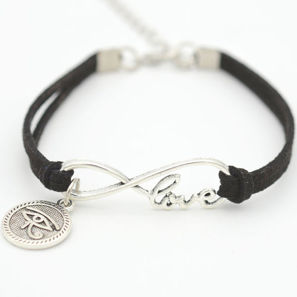 Velvet Alloy Figure 8 Love Bracelet Unisex jewellery