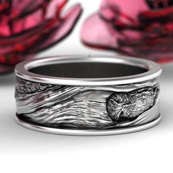New Electroplated Owl Ring European And American Popular Unisex Hand jewellery