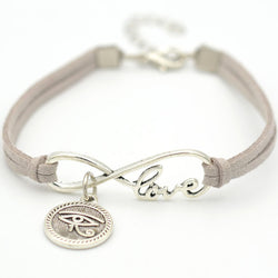 Velvet Alloy Figure 8 Love Bracelet Unisex jewellery