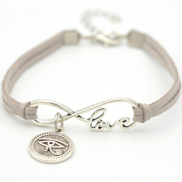 Velvet Alloy Figure 8 Love Bracelet Unisex jewellery