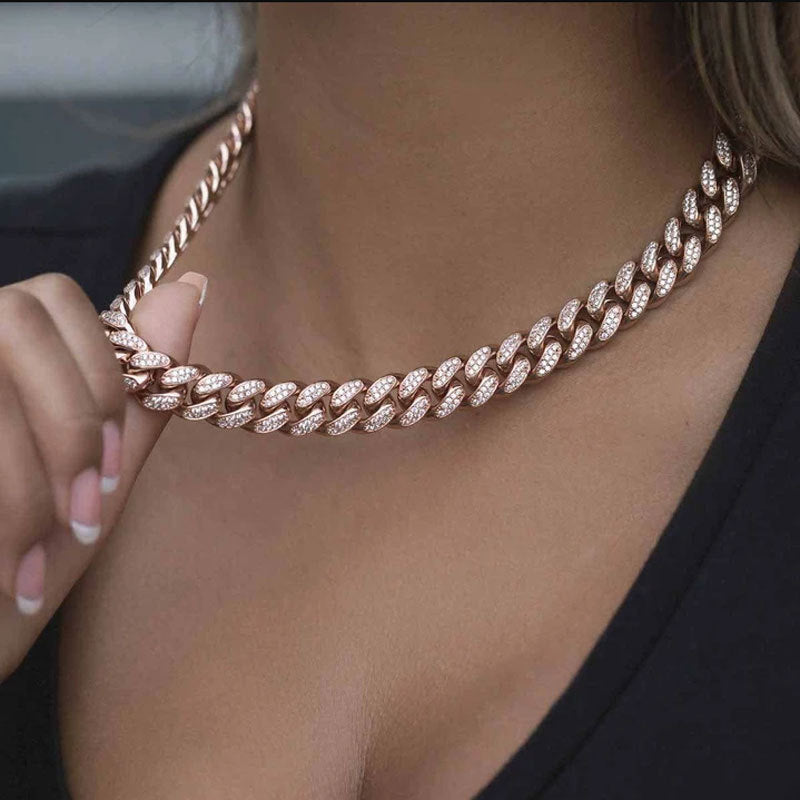 Chain Cuban Hip Hop Necklace Unisex Wild Wind jewellery